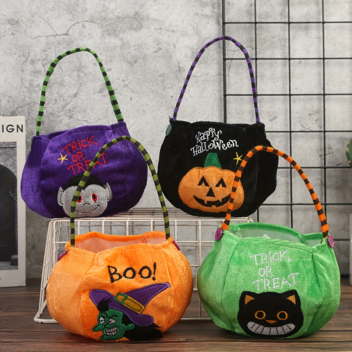 Halloween Candy Bag Non Woven Pumpkin Handbag Party Decoration Handbag Gift  Bag, Halloween Decorations, Small Business Supplies, Cheapest Items  Available, Clearance Sale, Photo Prop, Candy Bag, Cookie Bag - Temu