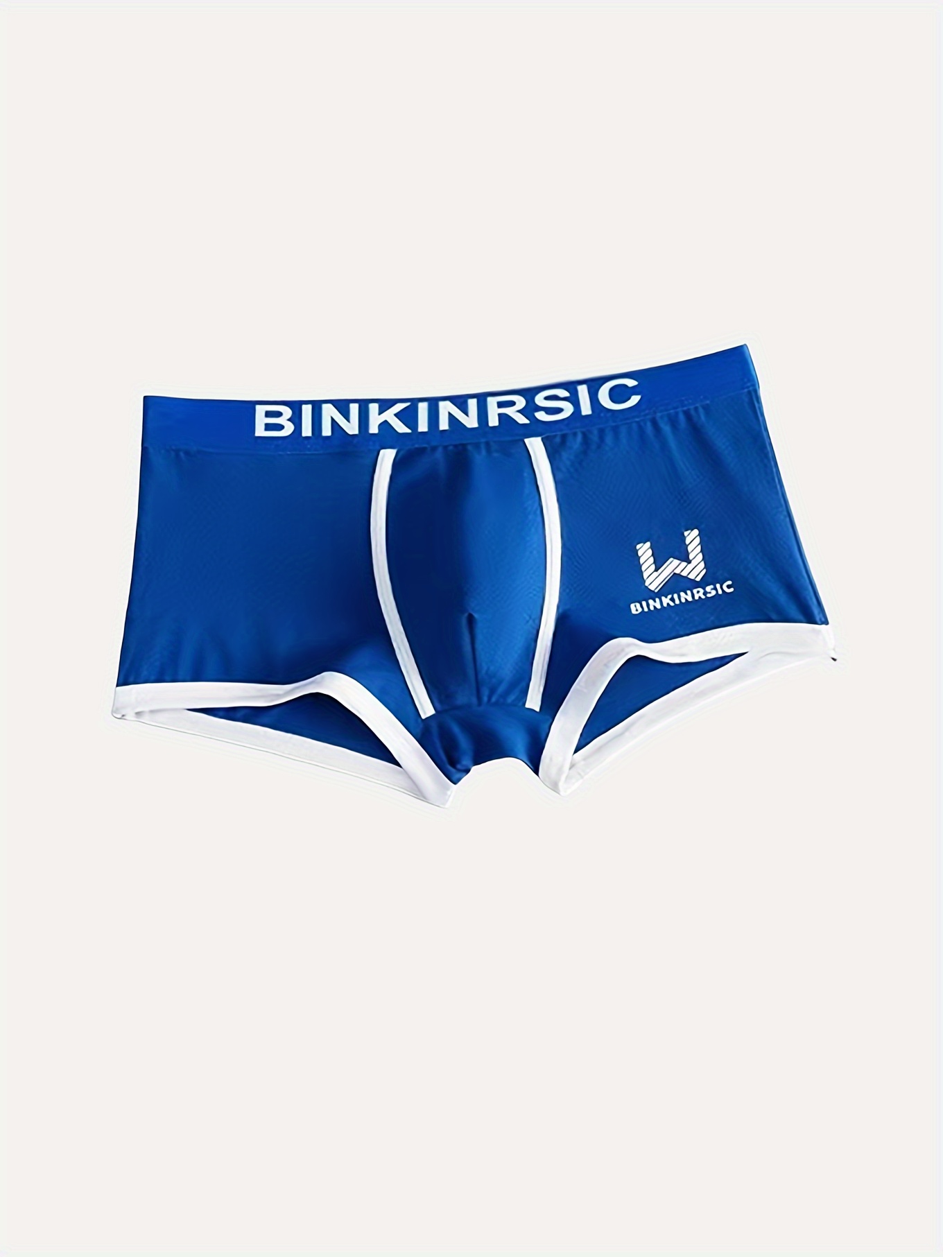 Minions Boxers Custom Photo Boxers Men's Underwear Plain Blue Boxers