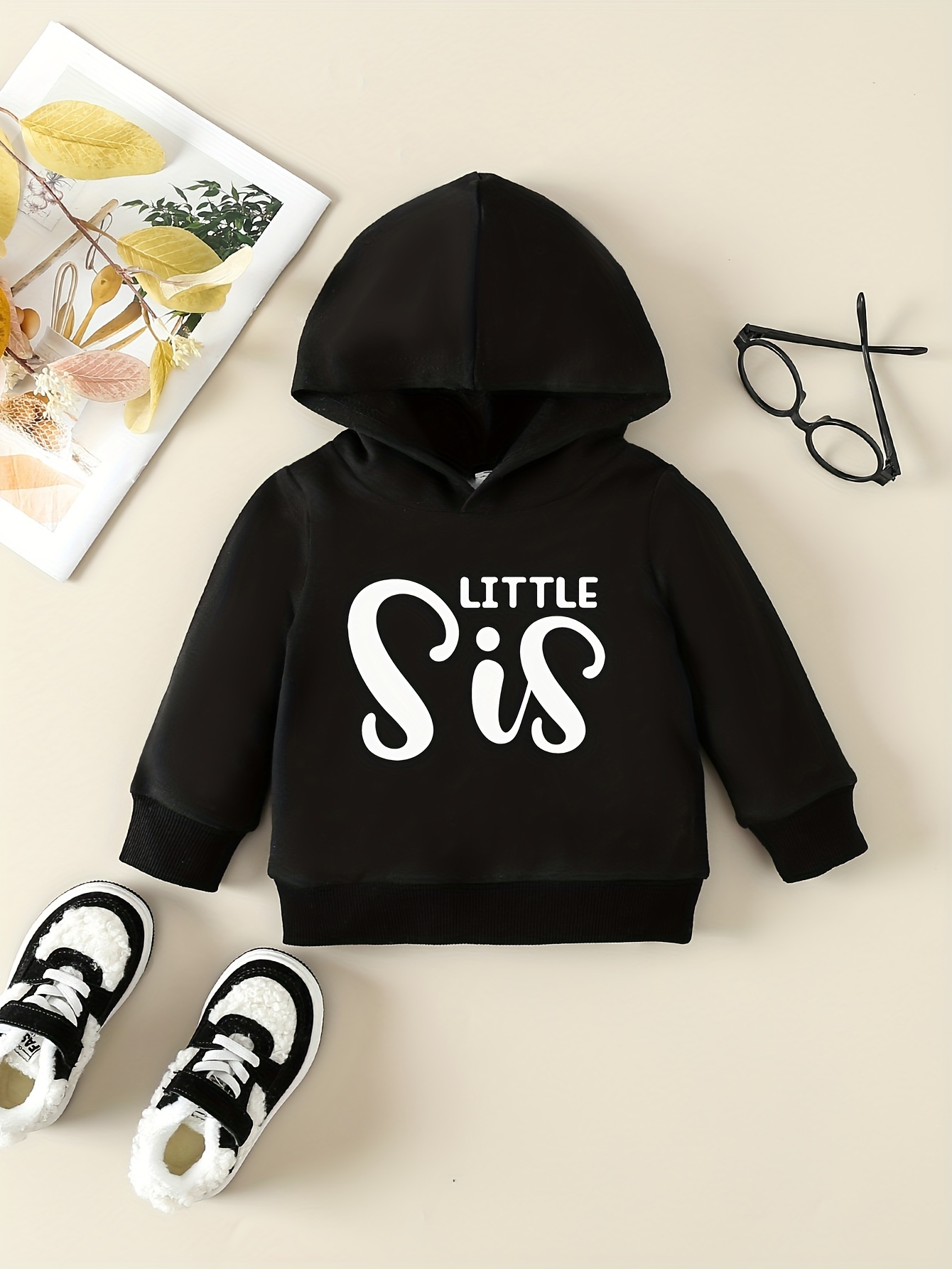 Lil Baby Logo Print Black Hoodie