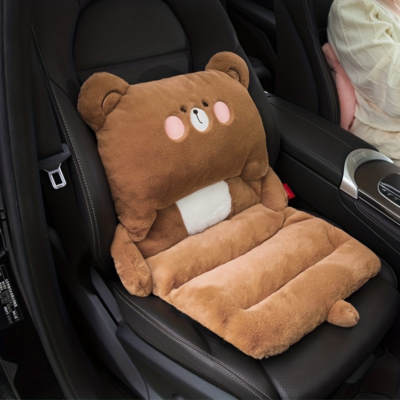 Leather Car Seat Cushion Heightening Car Seat Cushions - Temu