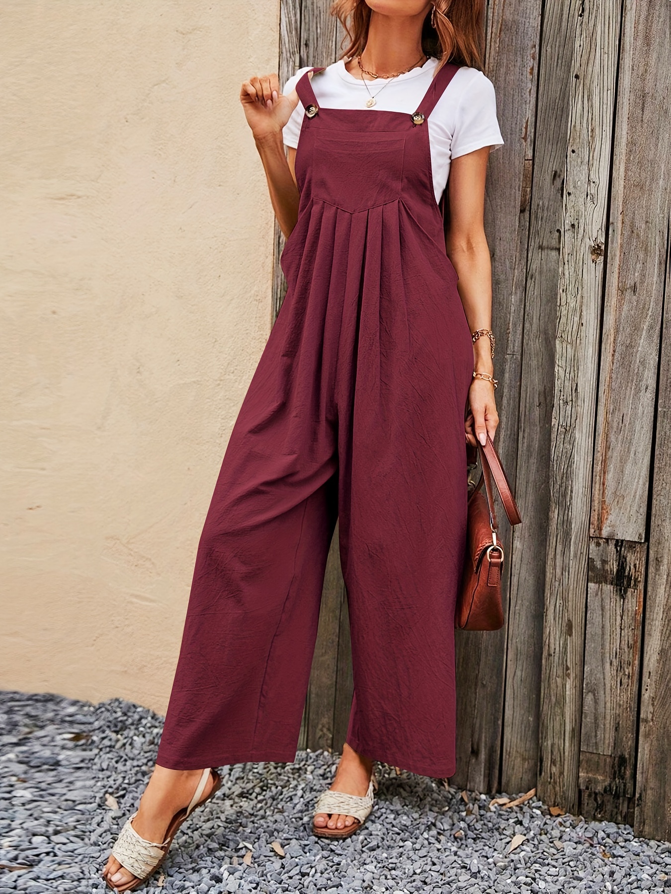 The Perfect Red Tall Girl Jumpsuit For Summer