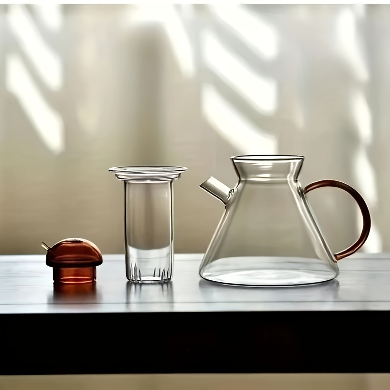 Glass Teapot Set Blooming Teapot Creative High Borosilicate - Temu