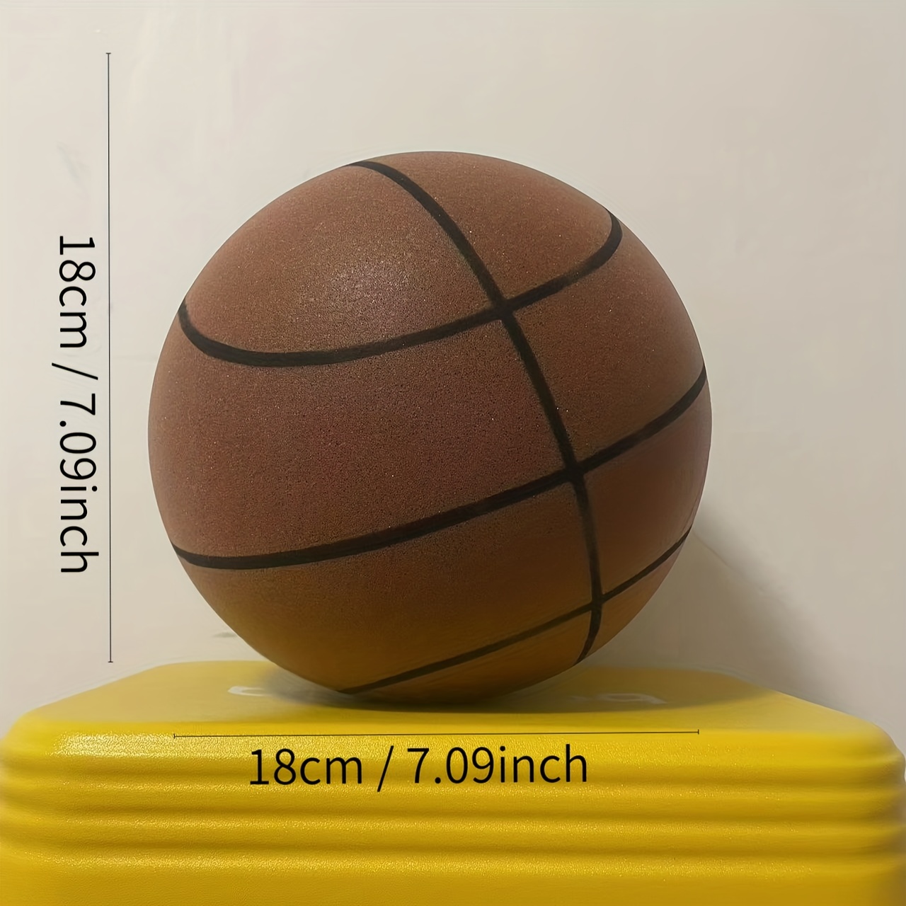 Ballon De Basket Silencieux Marron Pour L'entraînement Et Le