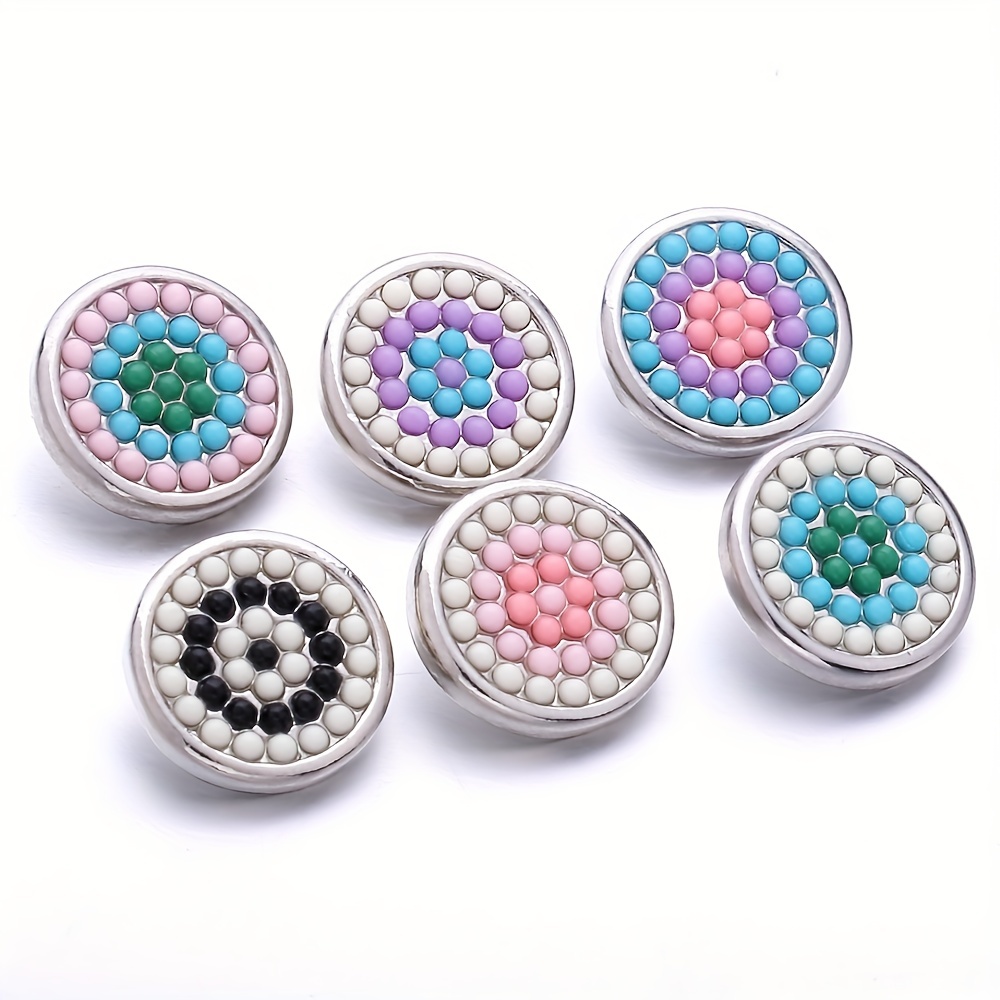 18mm Snap Button Jewelry DIY Accessories Material