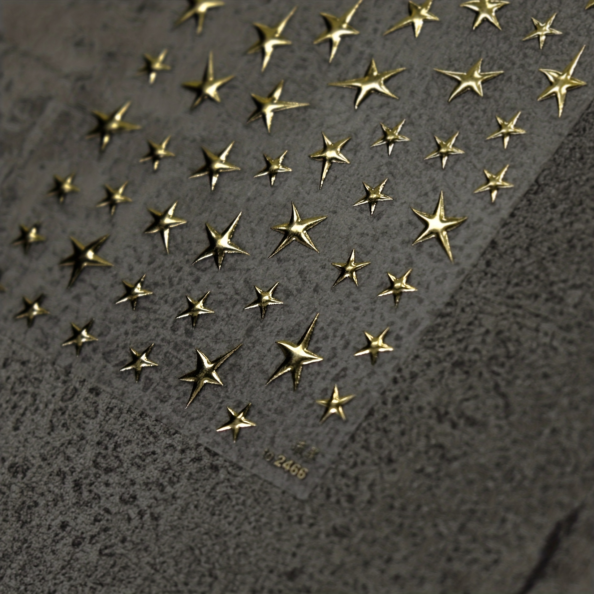 5D Laser Star Art Sticker Holographic Nail Decals