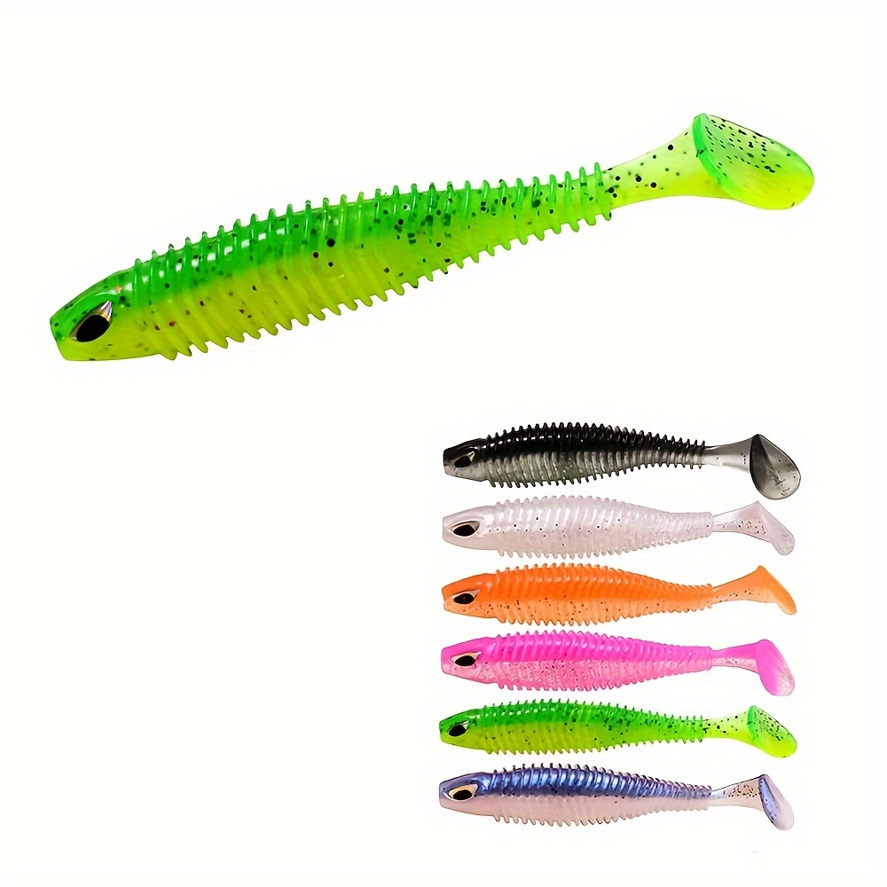 Artificial Salty Long Tail Worm Soft Bait Fishing Tackle - Temu