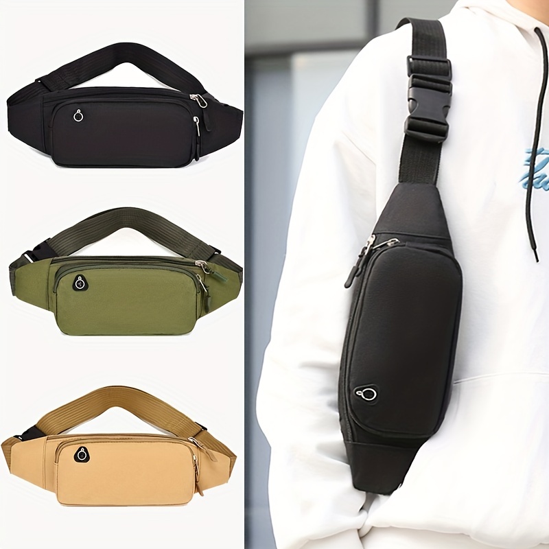 Multifunctional Chest Bag Large Capacity Casual Bag Waist Bag, Men  Messenger Bag Fashion Shoulder Bag - Temu