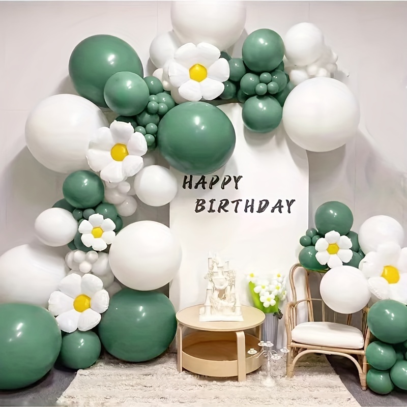 Set Kit Ghirlanda Palloncini Compleanno Rosa Dorato Verde - Temu Switzerland