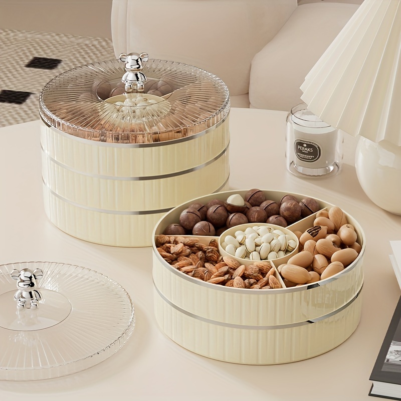Dried Fruit Small Dish Combination Tray With Lid, Table Tray