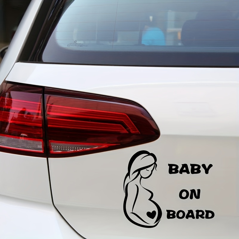 Baby In Car Baby On Board Adesivi Auto Riflettenti Car Body - Temu Italy