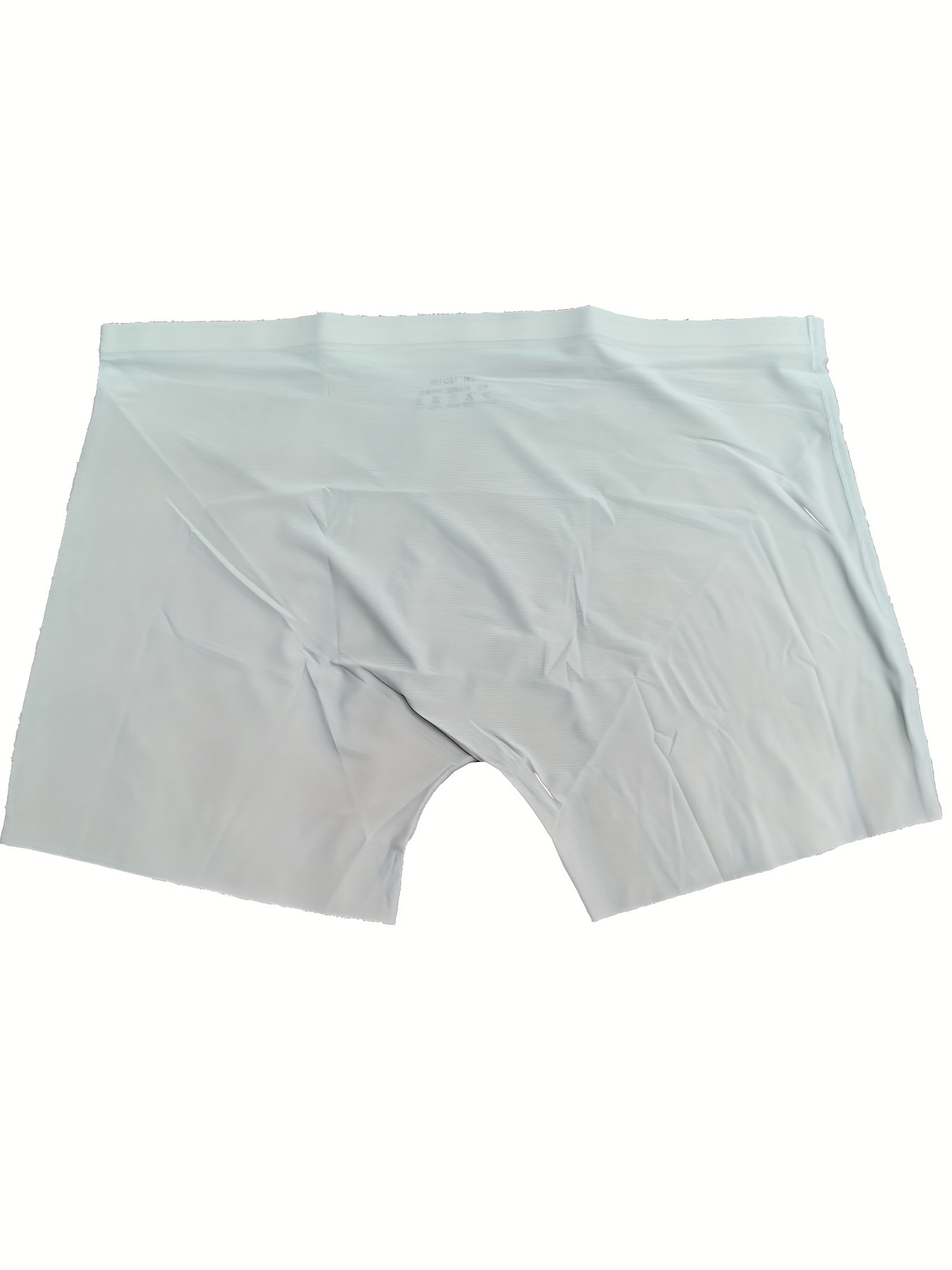 Men's Underwear Ice Silk Boxer Underwear Boundless Solid Color Thin Style