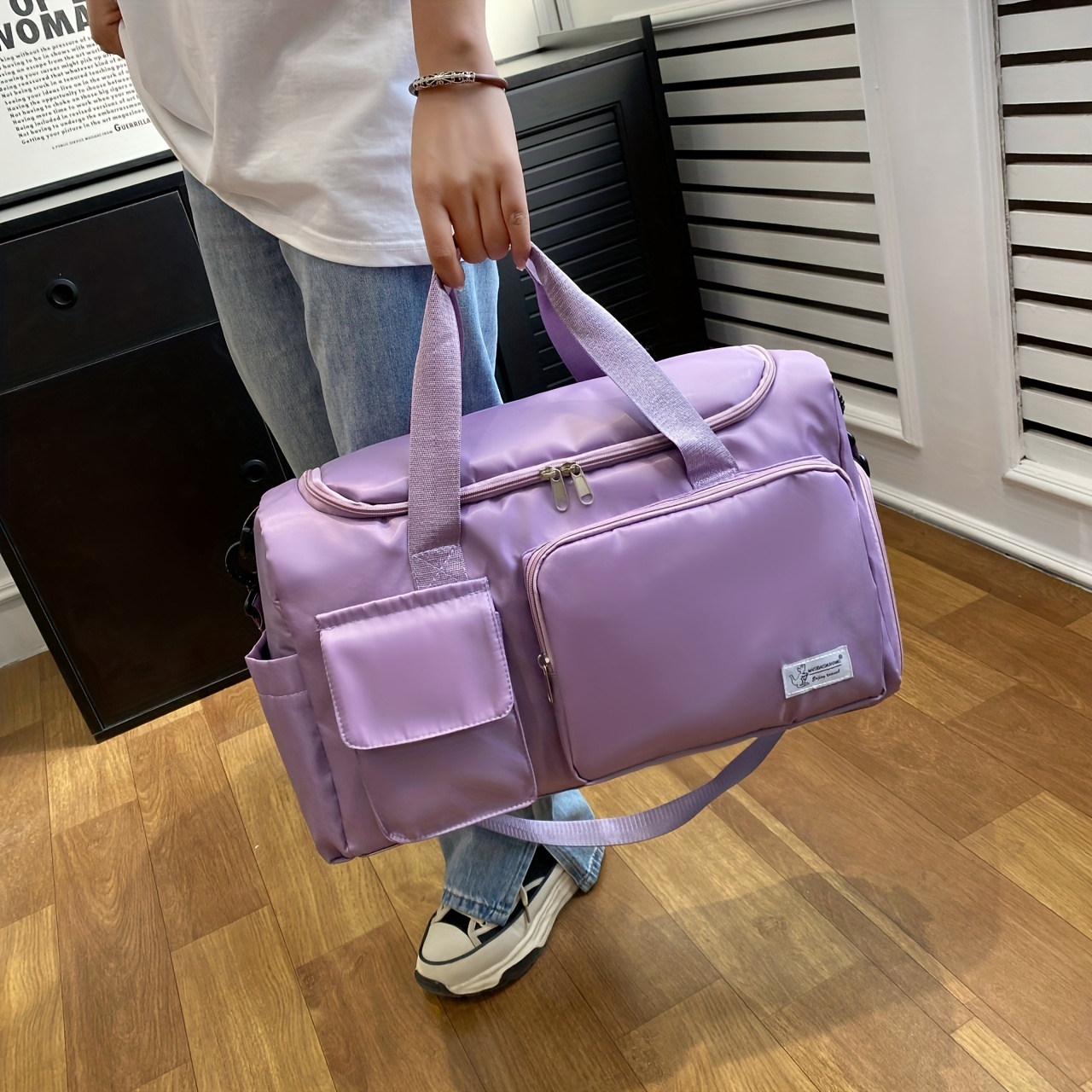 Portable Travel Sports Bag Lightweight Duffle Bag