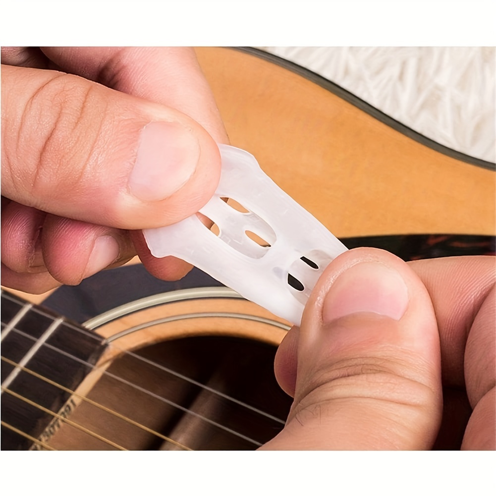 Silicone Finger Protectors Guitar Fingertip Protectors - Temu