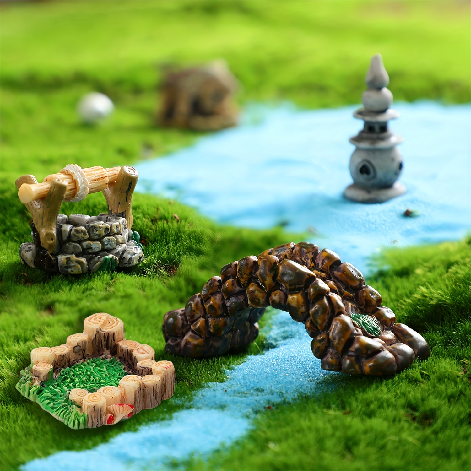 64 Pièces Accessoires de Jardin de Fées Miniatures Kit d'Ornements  Miniatures Mini Animaux Figurines d'animaux Miniatures Accessoires de  Micro-Paysage pour Décoration de Maison de Poupée : : Jardin