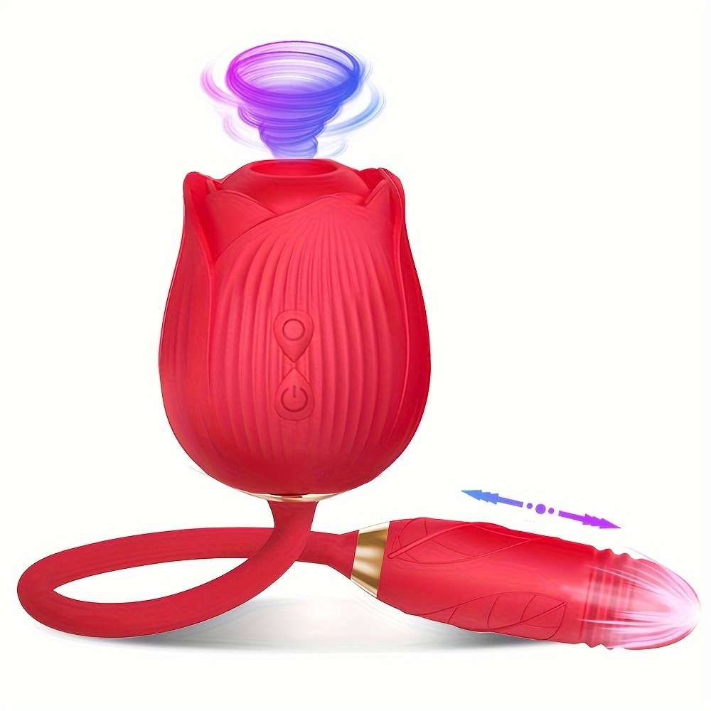 Rose Toy With 10 Insertion And Vibration Modes Rose Toy - Temu