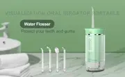 4 in 1 dental irrigator wireless dental irrigator oral irrigator with diy mode 4 nozzles dental irrigator portable usb charging for home travel daily dental care for men and women ideal gift dental water floss details 4
