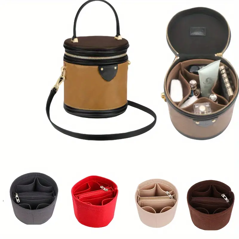Mini Minimalist Insert Pouch For Bucket Bag, Versatile Multi