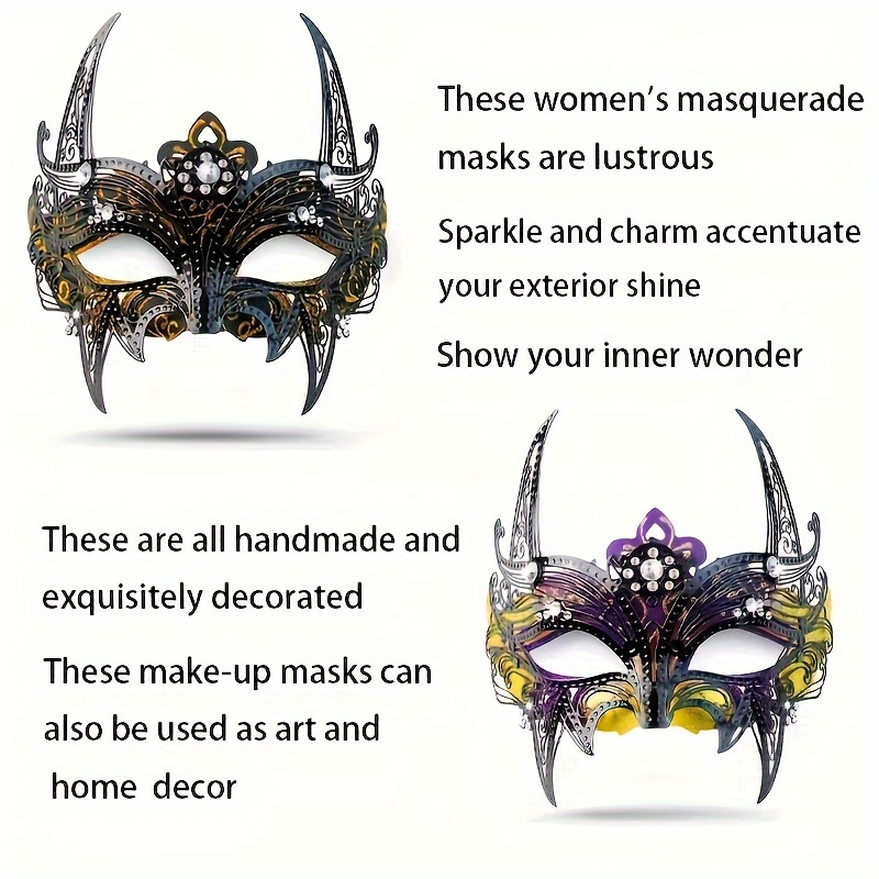 Women Full Face Masquerade Mask, Masquerade Mask Diy