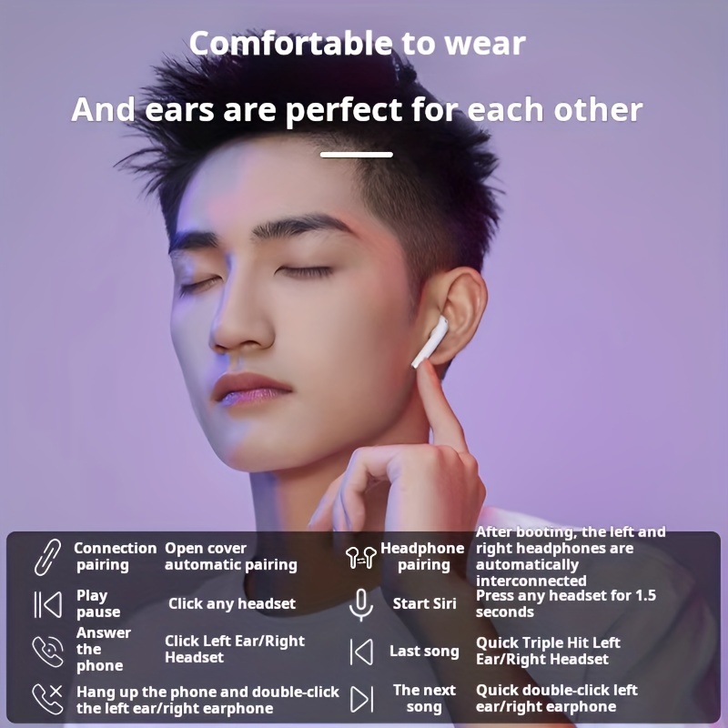 True Wireless 5.3 High Appearance Level In-ear Headphones_voghion.com