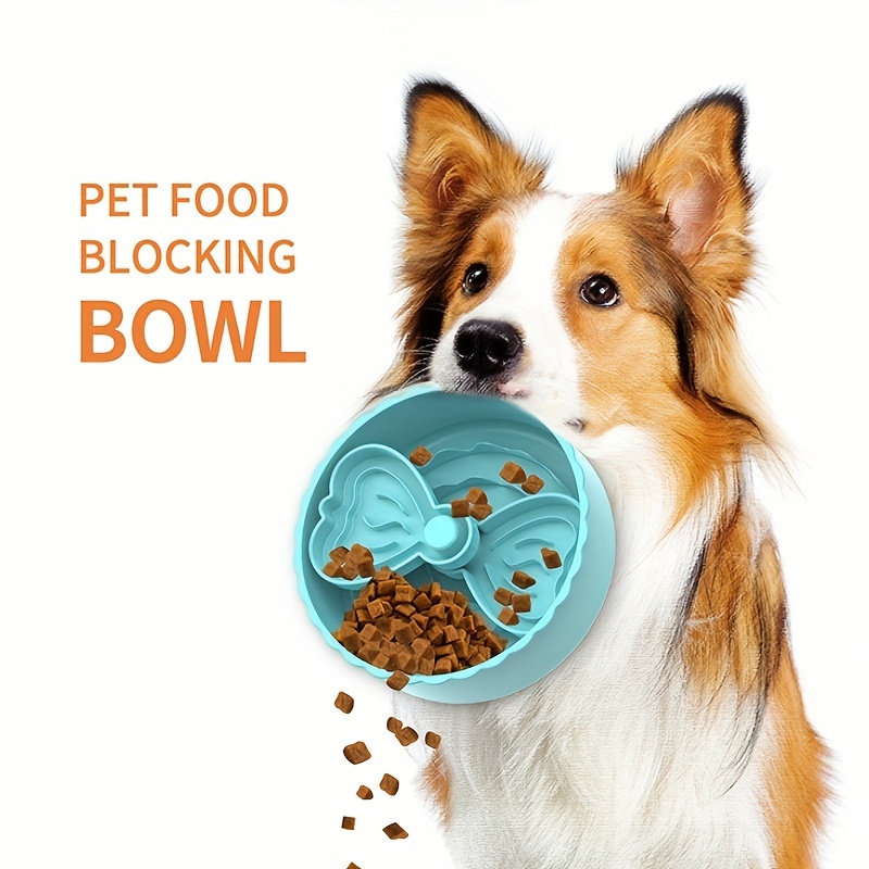 Plastic Pet Slow Feeder Dog Food Bowl With Non-slip Bottom Anti-choking Pet  Feeding Puzzle Bowl For Dogs And Cats Pet Supplies - Temu