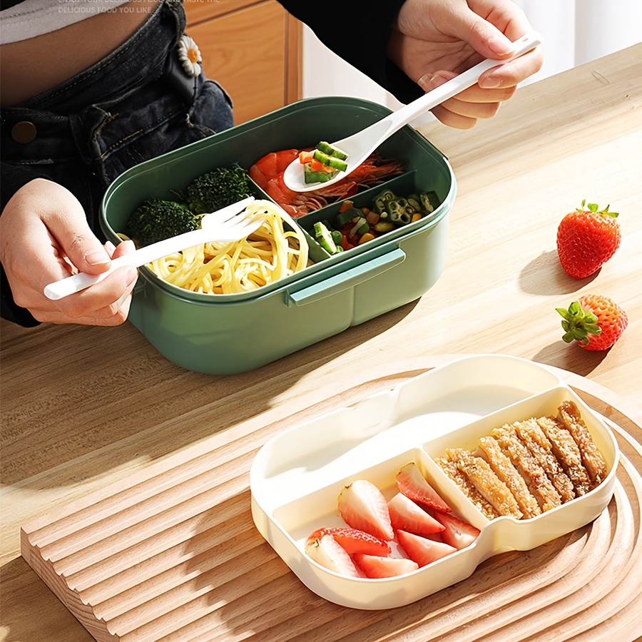 Stainless Steel 2/3/4 Grid Thermal Insulated Lunch Box Bento Food