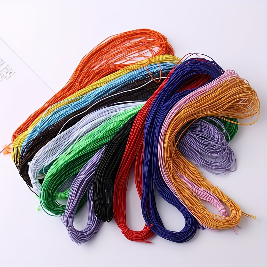 Elastic Polyester Thread For Bracelets Crafts 0.8 Mm 3937.01 InchTransparent