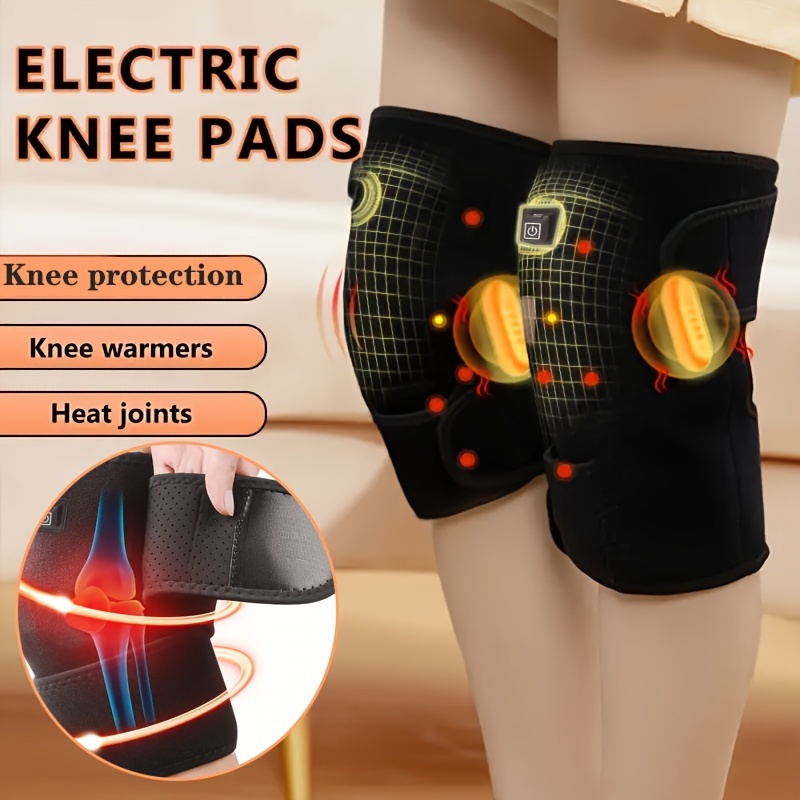 1pair Knee Pads With Mugwort, Warmth-keeping And Joint Protecting Sleeve  For Women, Men, Elderly, Sleeping, And Cycling