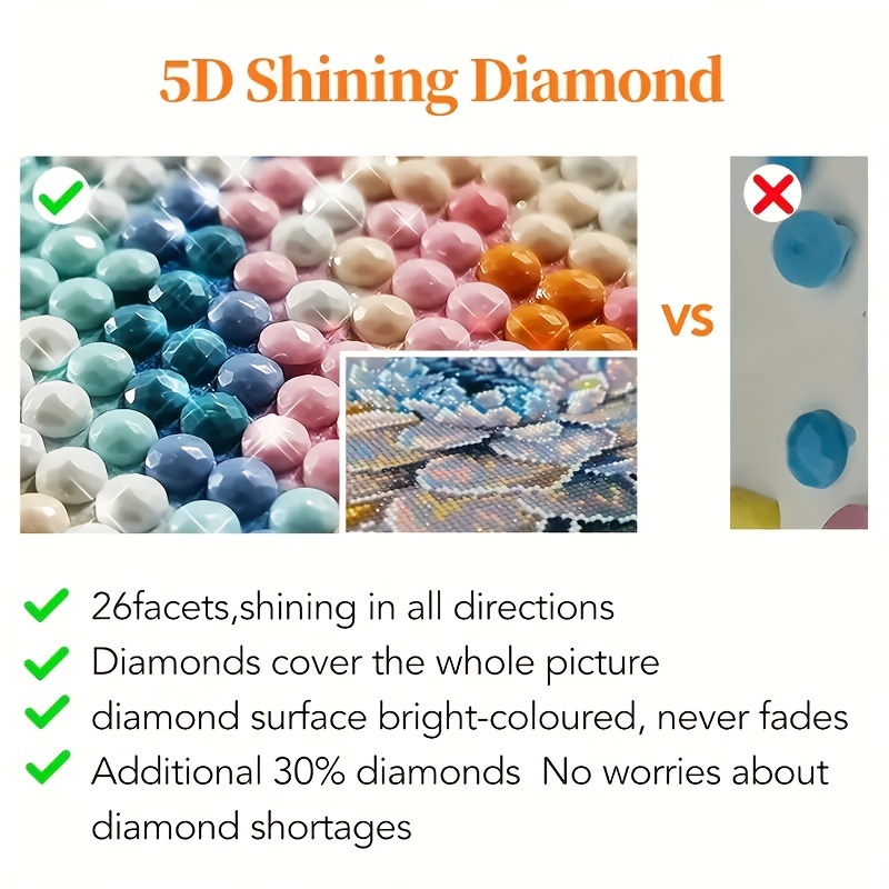 Kit de Pintura con Diamantes 5D - Diamond Paint - Camaleon - 30 x