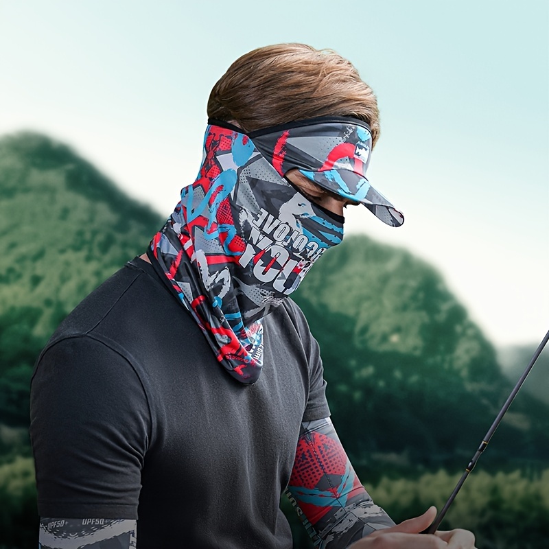 Outdoor Fishing Sunscreen Viscose Mask Ice Silk Neck - Temu