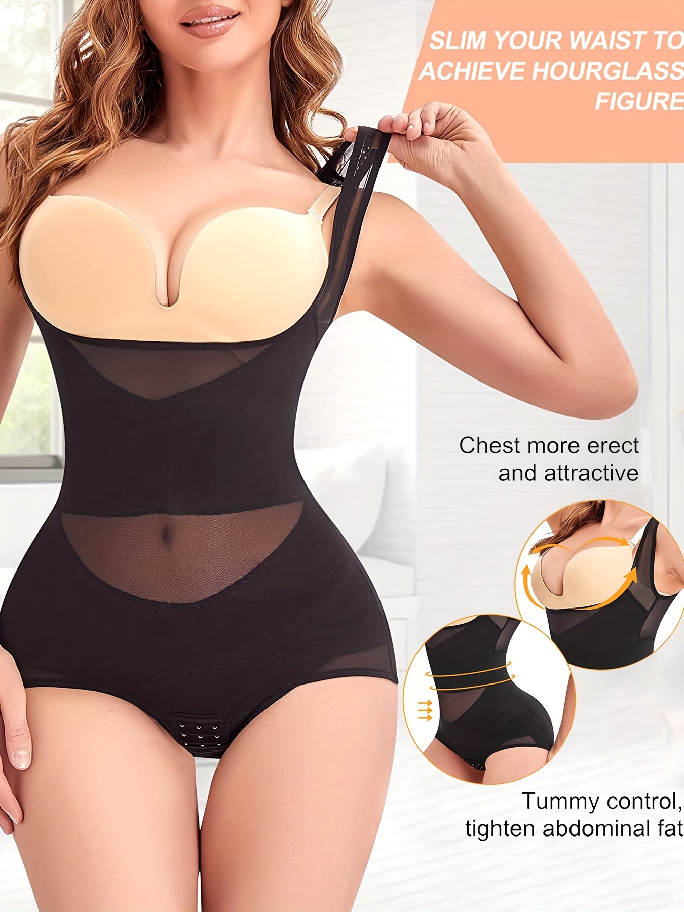 Belly Contracting Hip Lift Body Shaping Jumpsuit Women's Corset