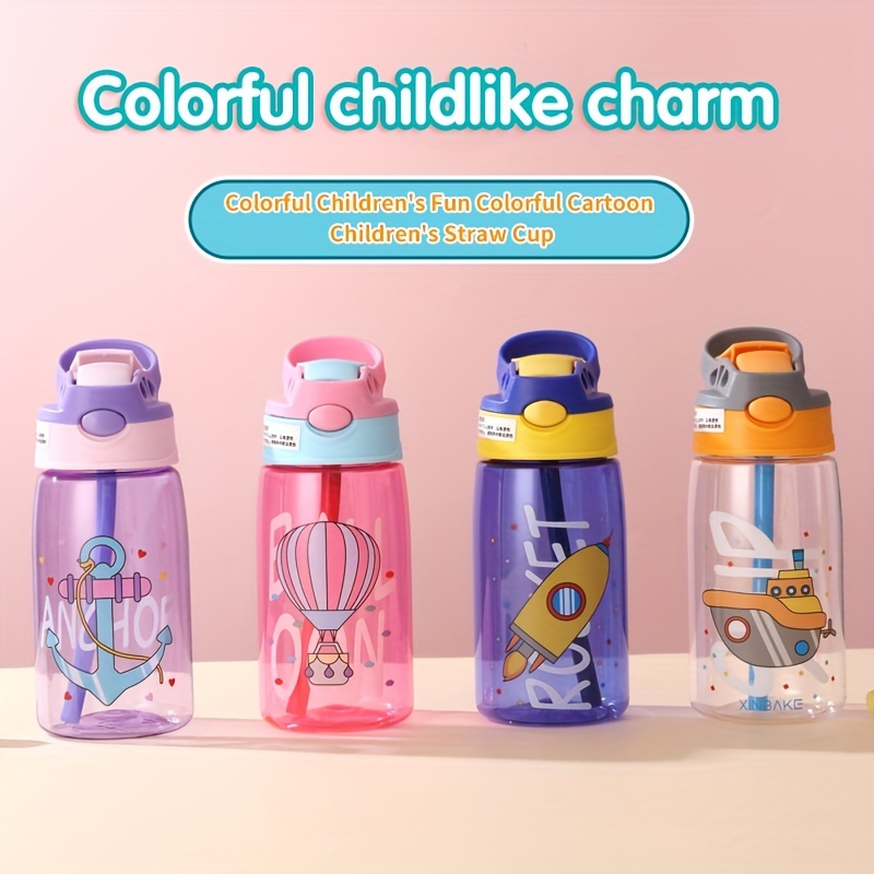 Cute Little Boys Plastic Cup Children Water Cup Sippy Cup Creative