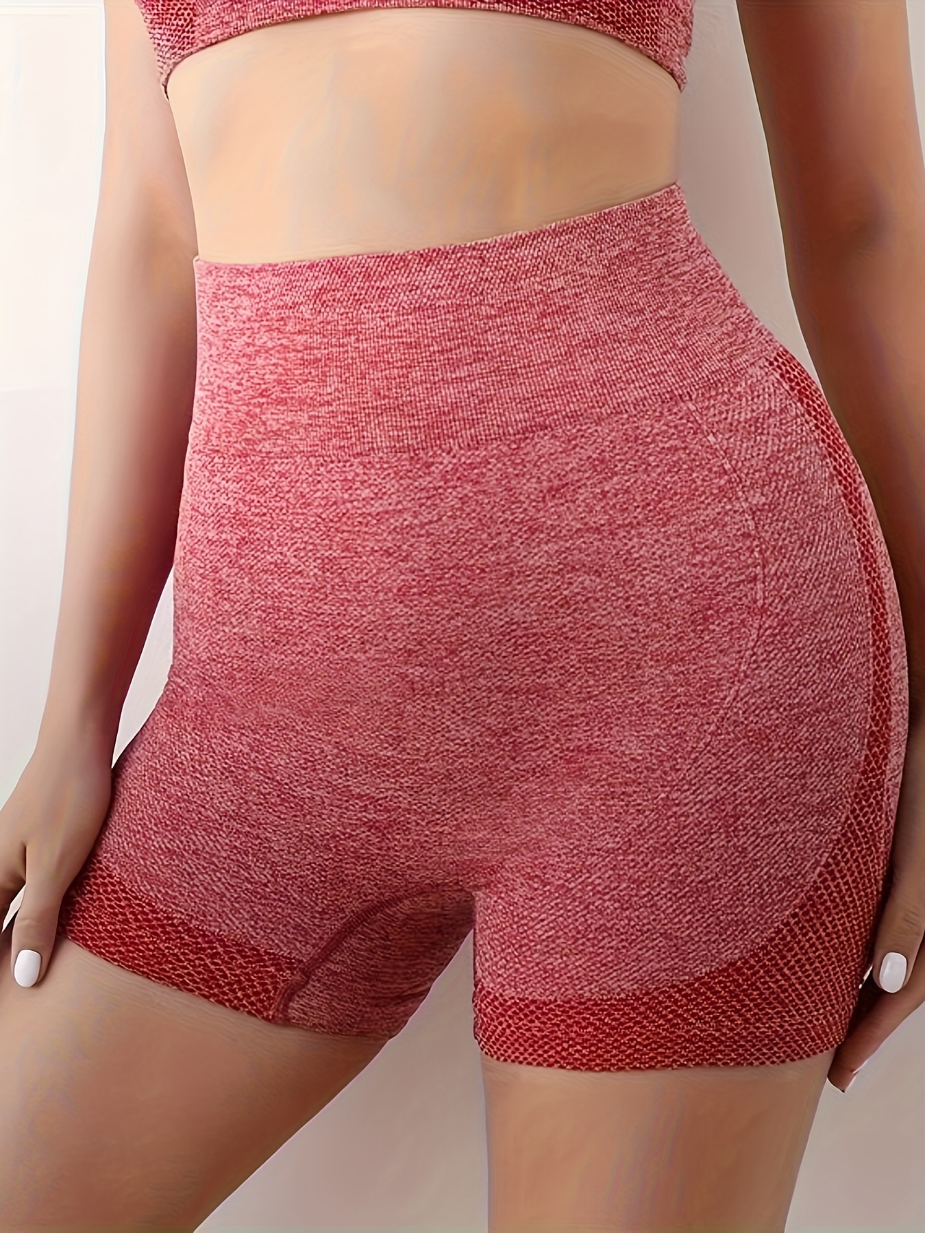 Women's Cardio Fitness High-Waisted Shaping Shorts - Pink