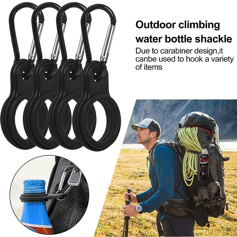 Akamino Silicone Water Bottle Carrier Colorful Bottle Holder with Keychain  Clip Ring for Outdoor Activities or Daily Use - 6 Pieces