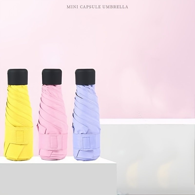 mini paraguas para lluvia de mujer niños hombres umbrella bolsillo pequeña