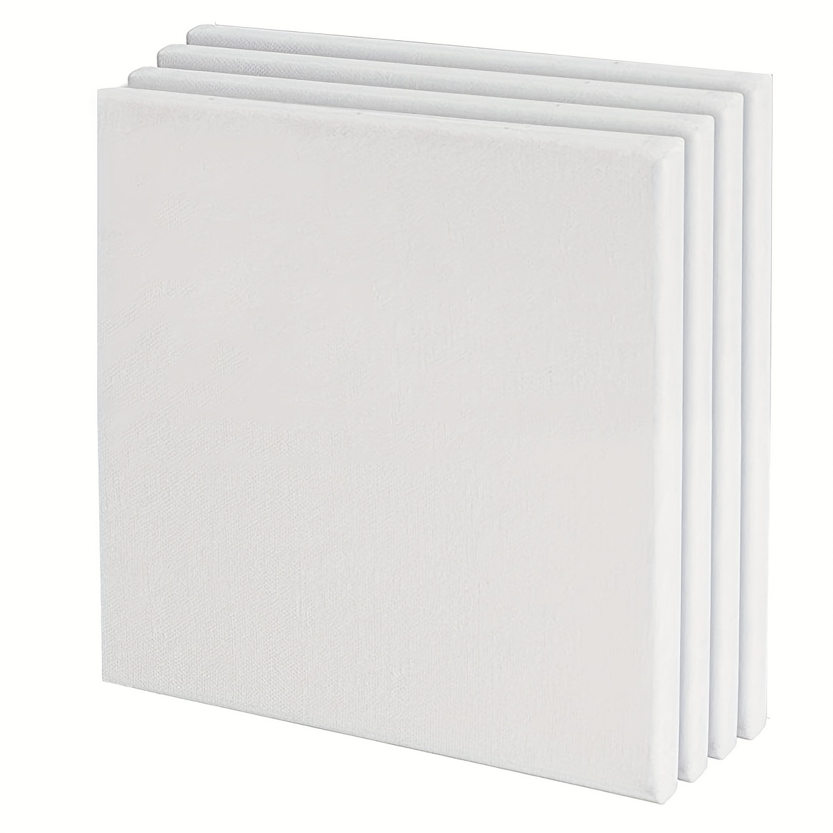 Arteza Paint Canvases For Painting, 7.8 X 7.8 Inches, Blank White Stretched  Canvas Bulk, 100% Fabric, 8 Oz Gesso-Primed, Art Supplies For Adults And T
