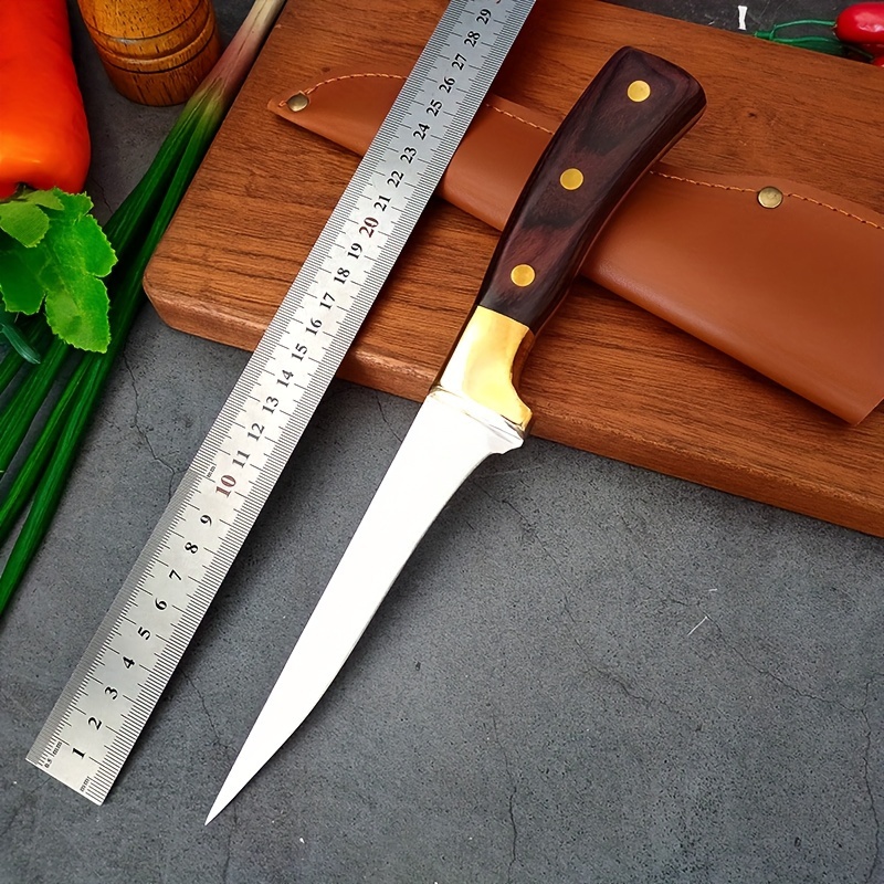 1pc, Boning Knife, Curved Boning Knife, Ultra Sharp Fish Knife, Vintage  Kitchen Utensils, Butcher Knife, Meat Trimming Knife, Fillet Knife With  Handle