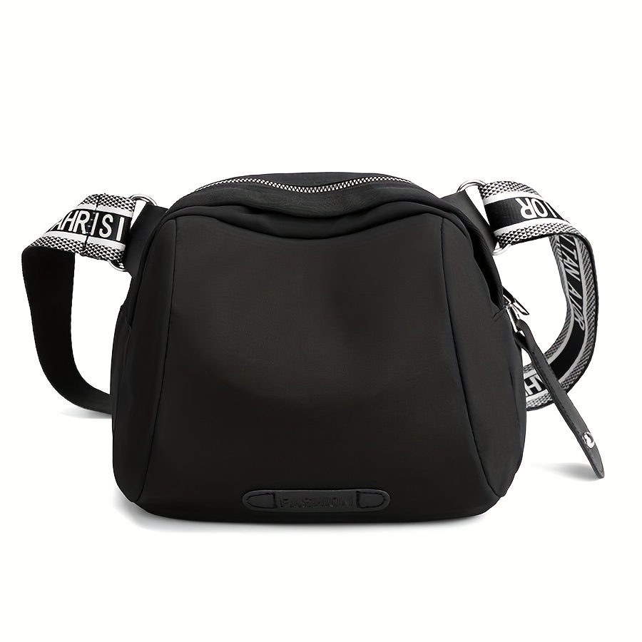 

Fashion Nylon Crossbody Bag, Solid Color Shoulder Bag, Women's Casual Handbag & Coin Purse