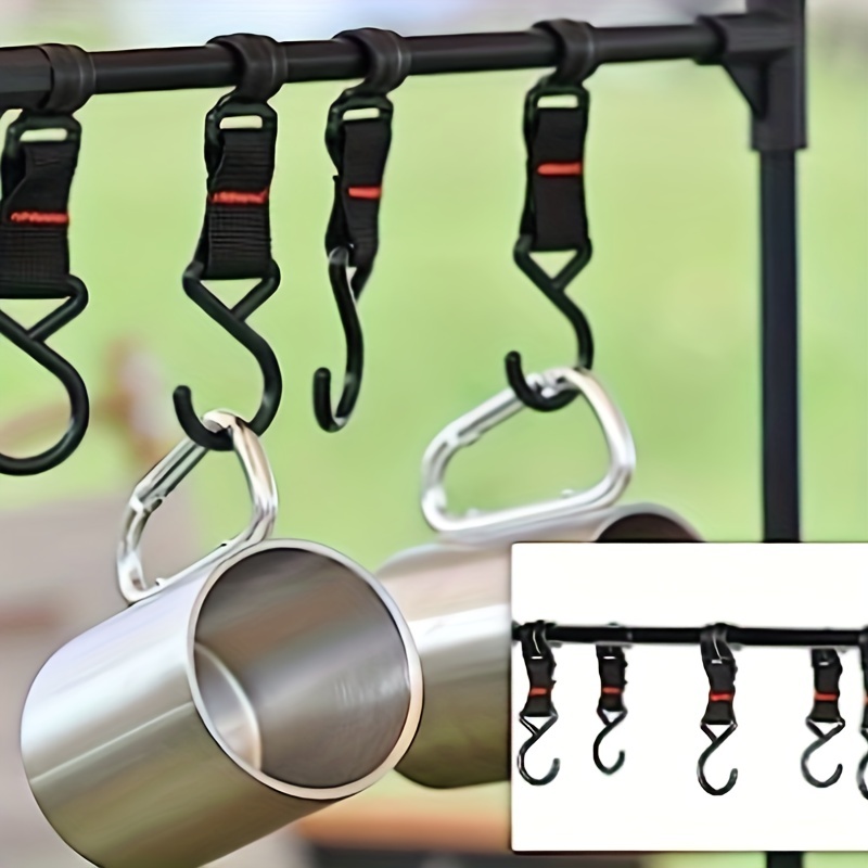 Outdoor Multifunctional Tools Metal Iron Clip Paper Tissue Hanging Hook  Clip Camping Tent Accessories Clip Lamp Hanger - Temu