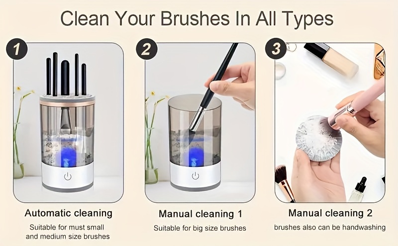 pro cosmetic brush cleaner brushy makeup brush details 5