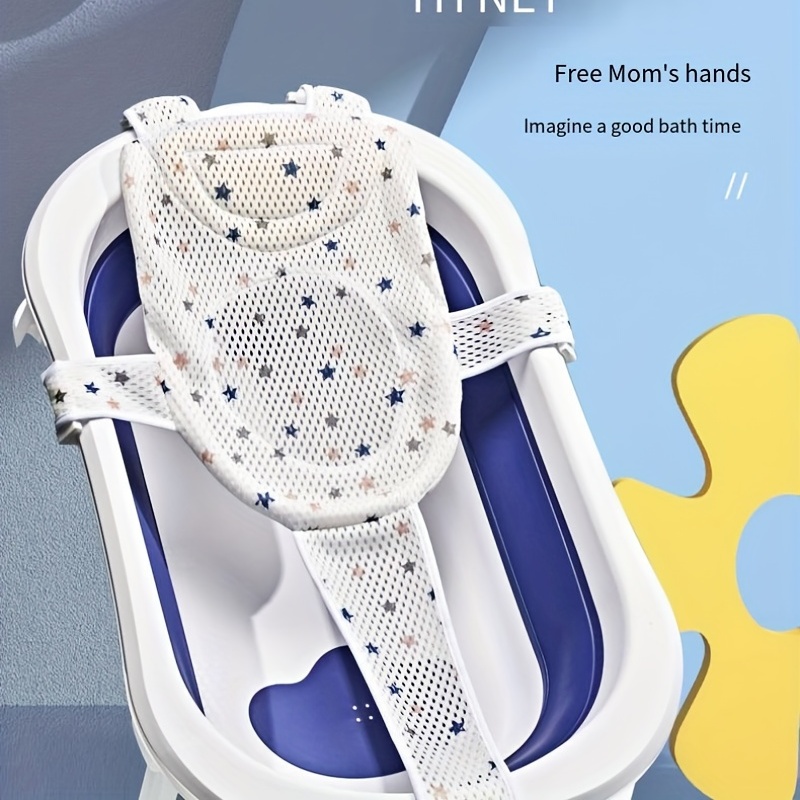 Non-Slip Baby Bath Net Holder for Safe Bathing
