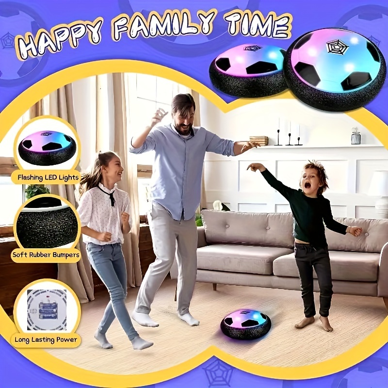 Led Lights Children's Toy Electric Hover Ball With Football - Temu