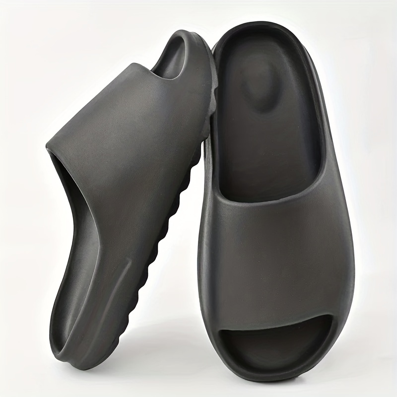 Unisex Non Slip Pillow Slides Open Toe Slippers