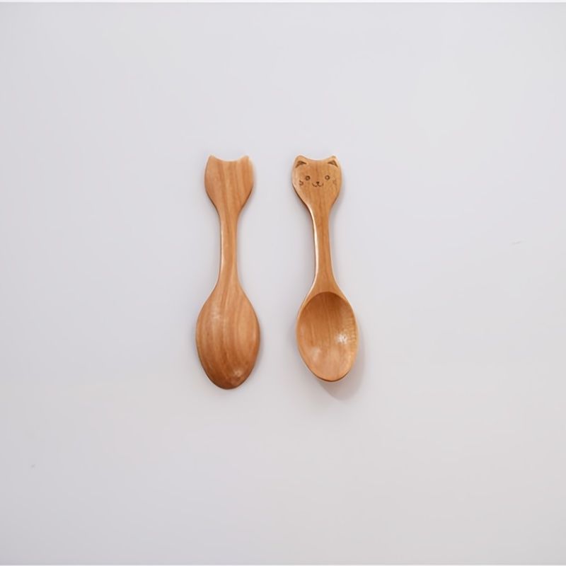 5pcs Wooden Spoon Creative Japanese Cartoon Spoon Dessert Spoon Wooden Tableware Ice Cream Spoon | Today's Best Daily Deals | Temu 5pcs Wooden Spoon Creative Japanese Cartoon Spoon Dessert Spoon Wooden Tableware Ice Cream Spoon | Today's Best Daily Deals | Temu