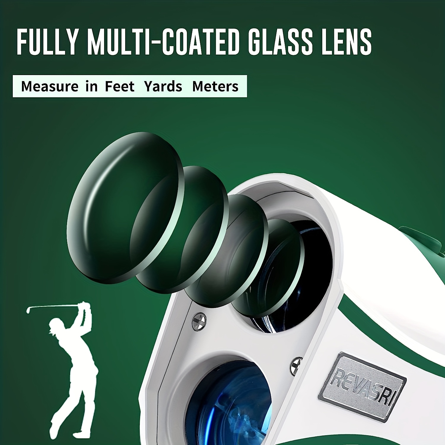Telémetro Láser De Golf Con Pendiente Y Pantalla Táctil HD - Temu