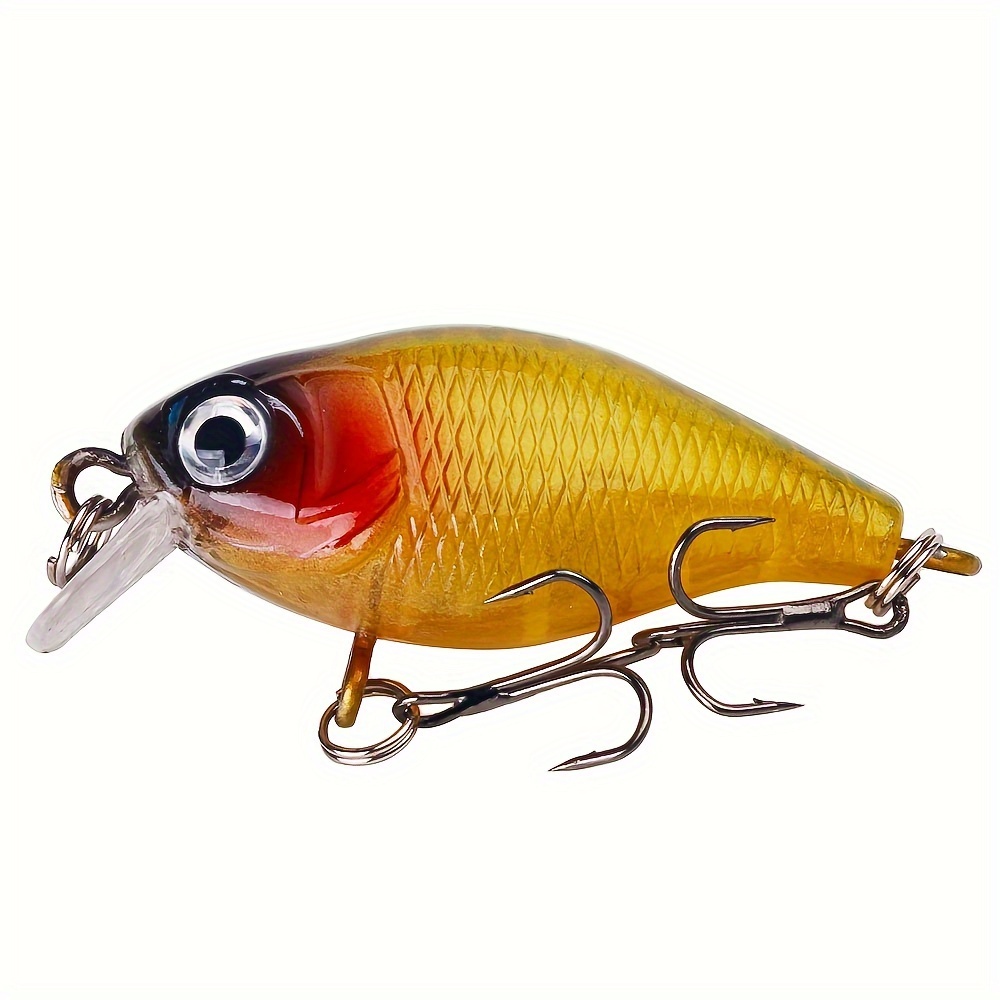 Multicolor Wobbler Tackle Outdoor Striped bass Fish Hooks Winter Fishing  Minnow Baits Minnow Lures COLOR A