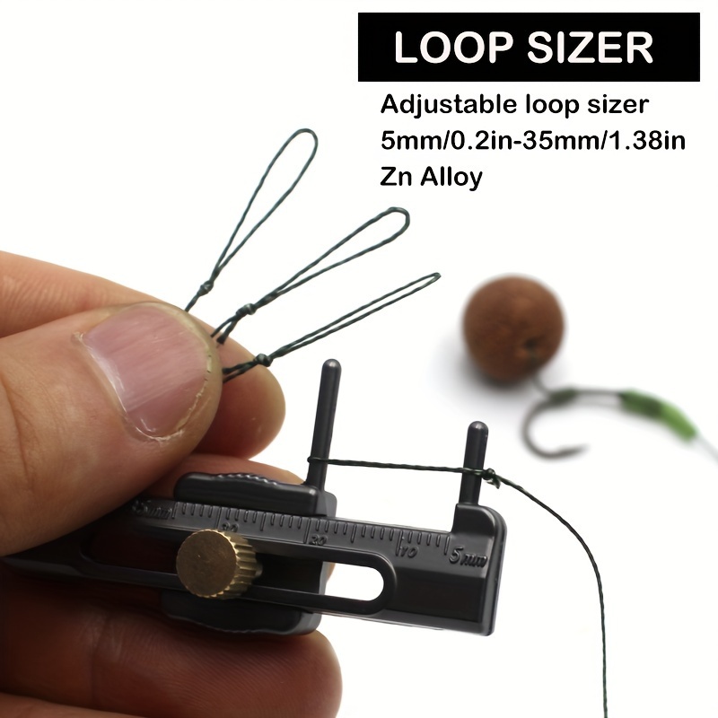 Adjustable Loop Sizer Metal Knotting Tool Tie Hook Loop - Temu