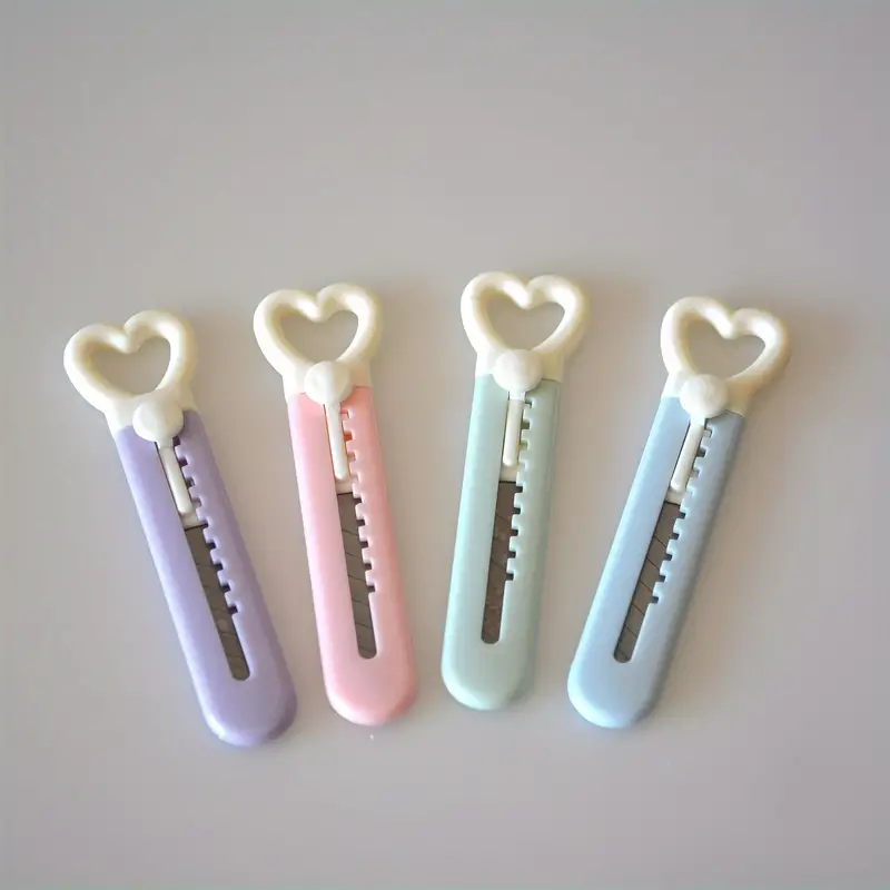 Cute Mini Love Heart Utility Knife: A Perfect Gift For - Temu