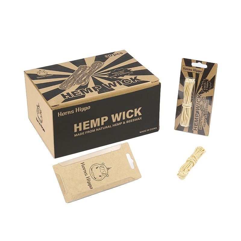 Hemp Wick Hemp Wick Well Coated Natural Beeswax For Hemp - Temu