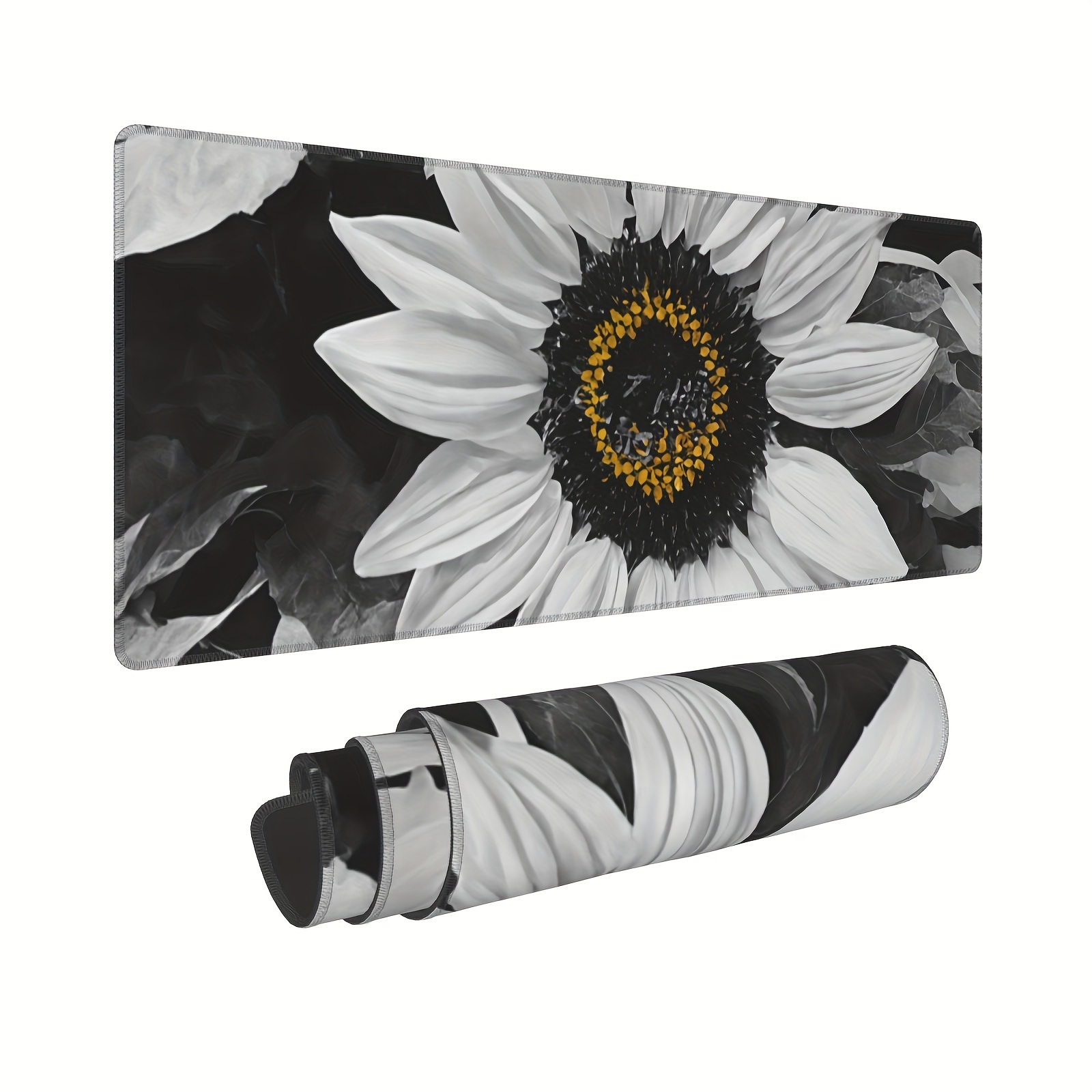 Van Gogh's Painting Of Sunflowers Pattern Gaming Mousepad,impresionism Desktop  Accessories Mat,oversize,non-slip Rubber Based,high Quality Stitched  Edges,suitable For Office,learning- - Temu