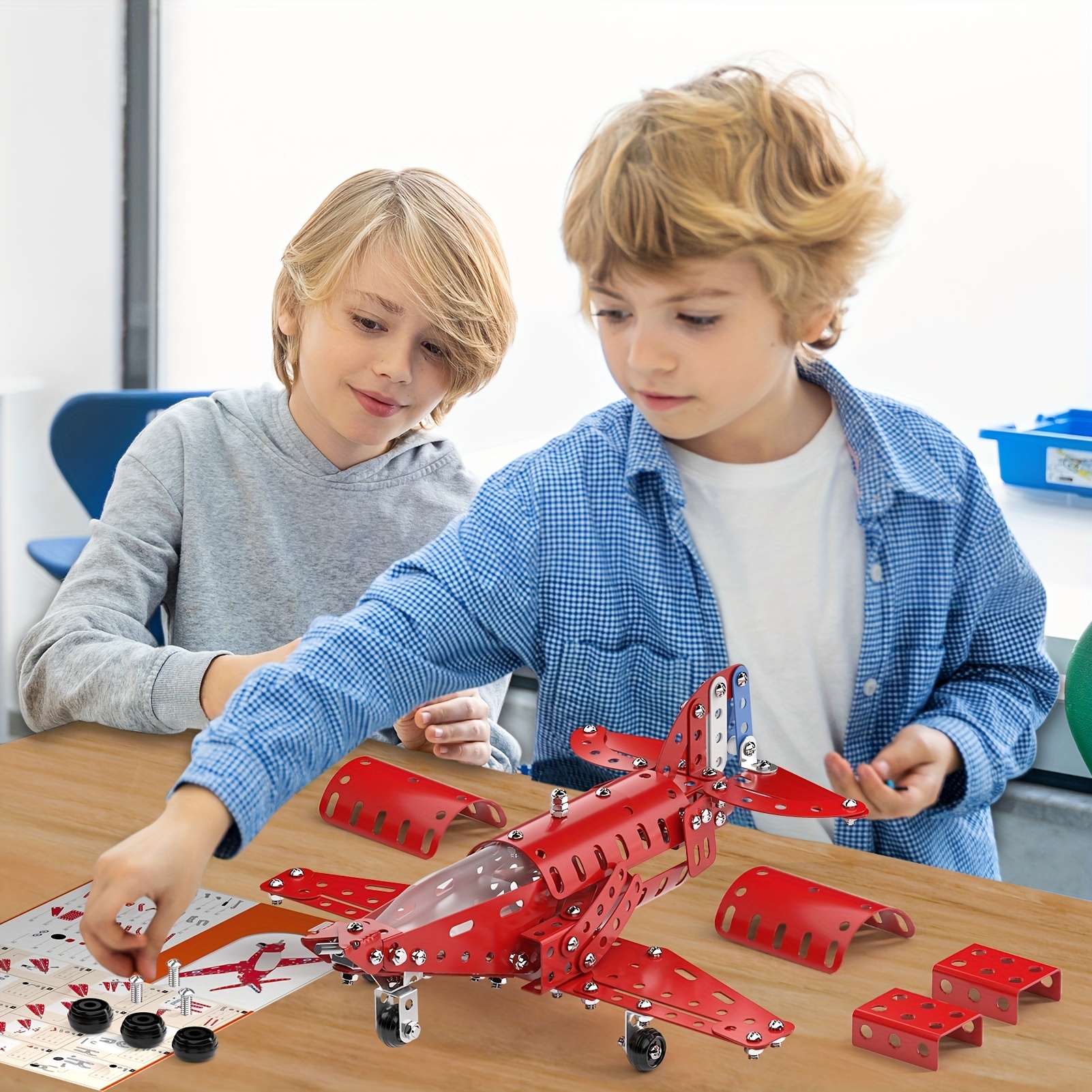  STEM Building Toys Model Airplane Kits for Boys 8-12